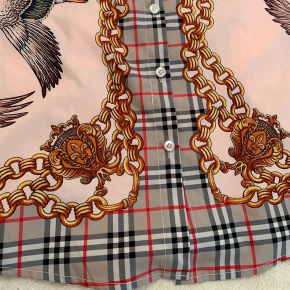 Diandian Didi Multicolored Long Sleeve Button Down Blouse Size Large - Picture 12 of 17